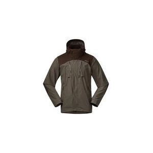 Jas Bergans Men Hogna V2 2L Green Mud/Dark Wood Brown-XS