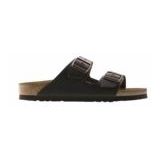 Slipper Birkenstock Unisex Arizona Oiled Leather Habana Narrow-Schoenmaat 36