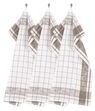 Tiseco Home Studio - Pharao Arabesque - Keukendoek - Taupe - Set van 3 - 50 x 70 cm