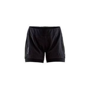 Sportbroek Craft Women Essential 2 In 1 Shorts Black-XS