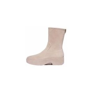 FitFlop Women F-Luma Boot Stretch Suede Wrapped Classic Beige-Schoenmaat 42