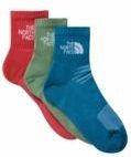 The North Face - Multi Sport Cush Quarter Sock - Dusk Blue/Slate Moss - 3 Paar