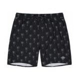 Barts - Bernardou Shorts - Zwembroek - Zwart - Palmboomprint