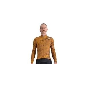 Fietsshirt Sportful Men Cliff Supergiara Thermal Leather Golden Oak Black-S