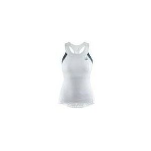 Fietsshirt Craft Women Hale Glow Singlet Plexi White-XS