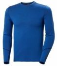 Ondershirt Helly Hansen Men Lifa Merino Midweight Crew Cobalt 2.0-XL