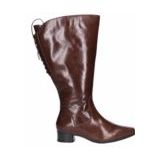 JJ Footwear - Cardiff - Dameslaars - Cognac - Leer - Vintage Look