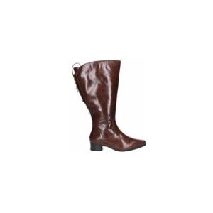 JJ Footwear - Cardiff - Dameslaars - Cognac - Leer - Vintage Look
