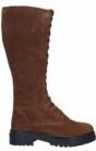 Dameslaars JJ Footwear Redcar Cognac Kuitmaat XXL-Schoenmaat 43