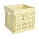 HAY - Colour Crate Cube - Opbergbox - Lichtgeel - 29 x 29,5 x 29,5 cm