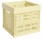 HAY - Colour Crate Cube - Opbergbox - Lichtgeel - 29 x 29,5 x 29,5 cm