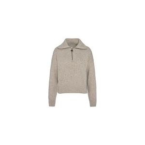 Trui Barbour Women Lavensdale Half Zip Knitted Jumper Oatmeal-12