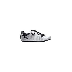 Wielrenschoen Northwave Men Storm Carbon 2 White Black-Schoenmaat 41