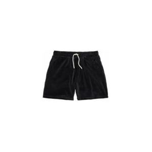 Korte broek OAS Men Nearly Black Velour Shorts-XS