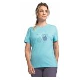 T-Shirt Schöffel Women T Shirt Hochberg L Medium Turquoise-Maat 34