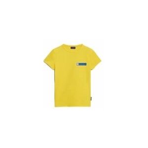 T-Shirt Napapijri Kids S-Liard Yellow Visible-Maat 110 / 116