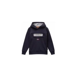 NAPAPIJRI Sweatshirt 'Burgee'  navy / mandarijn / zwart / wit