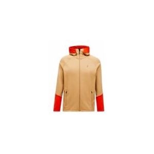 Peak Performance - Rider Essentials Midlayer Zip Hood - SIERRA SAND - Tussenlaag