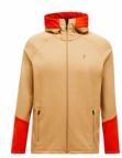 Peak Performance - Rider Essentials Midlayer Zip Hood - SIERRA SAND - Tussenlaag