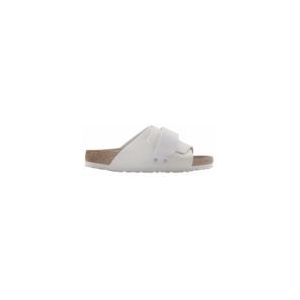 Slipper Birkenstock Women Kyoto Nubuck/Suede Leather Antique White-Schoenmaat 36