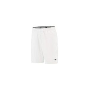 DUNLOP Club Geweven herenshorts, 7 inch, wit, XS, Wit, XS