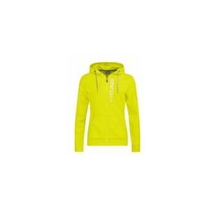 Tennisvest HEAD Women Club Greta F/Z Yellow-XL