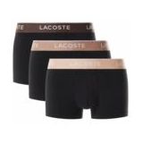 Lacoste - Boxershorts - Zwart - 3-Pack - Lange Pijp