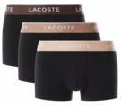 Lacoste - Boxershorts - Zwart - 3-Pack - Lange Pijp