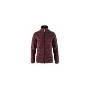 Fjällräven - Womens Snow Cardigan - Wollen Vest - Rood