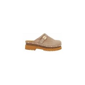 Scholl - Cindy - Klomp - Dark Beige - Suède