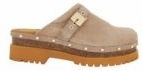 Scholl - Cindy - Klomp - Dark Beige - Suède