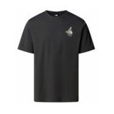 The North Face - Powder Days Relaxed S/S Tee-Graphic - T-Shirt - Asphalt Grey