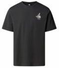 The North Face - Powder Days Relaxed S/S Tee-Graphic - T-Shirt - Asphalt Grey