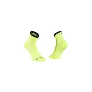 Fietssok Northwave Origin Socks Yellow Fluo Black-Schoenmaat 44 - 47