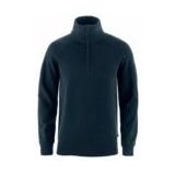 Fjällräven - Övik Lite Half Zip - Wollen Trui - Blauw