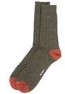 Barbour - Houghton Sock - Sportsokken - Olive Burnt Orange