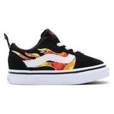 Vans Toddler Ward Slip On Flame Camo Black White-Schoenmaat 20