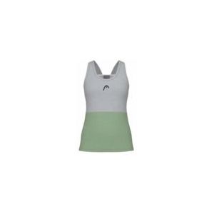 Tennisshirt HEAD Women Play Tech Tanktop Celery Green White-XXXL