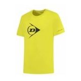 Dunlop - Essentials Promo - Tennisshirt - Bright Yellow - Katoen Polyester