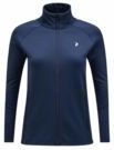 Peak Performance - Rider Zip Jacket - Damesjas - Blue Shadow - 100% Polyester