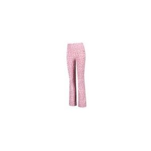 Leggings Deblon Women Celine Cropped Flared Leopard Dusty Rose-S