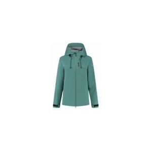 Jas Blue Loop Women Virga Shell Rainjacket Muted Agave-M