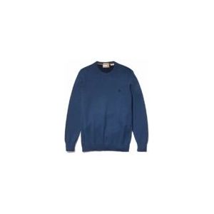 Trui Timberland Men Williams River Cotton Crewneck Sweater Dark Denim-S