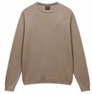 Napapijri - Damavand Crew 4 - Gebreide Trui - Grijs - 100% Fijngebreide Wol