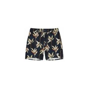 Barts - Fervis Shorts - Zwembroek - Navy - Met Bladprint