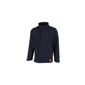 Werkjas Ballyclare Unisex 365 Hard-Wearing Fleece Jacket With Honeycomb And Full Zip Navy Black-XXXXL