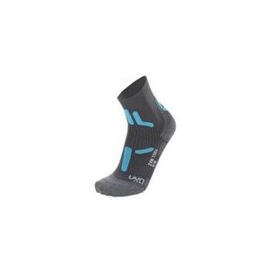 Wandelsok UYN Women Trekking 2In Anthracite Turquoise-Schoenmaat 39 - 40