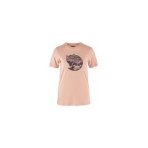 T-Shirt Fjällräven Women Abisko Wool Fox SS Chalk Rose Port-L