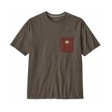 Patagonia - Shop Sticker Pocket Responsibili-Tee - T-shirt - Bruin