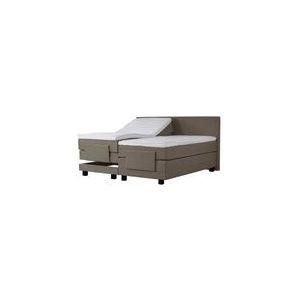 Boxspring Dozing Venezia Elektrisch Verstelbaar Pocketvering Beige-180 x 200 cm